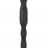 Черный уретральный плаг Silicone Penis Plug With Pull Ring - 13,5 см.