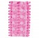 Фиолетовая насадка на пенис с шипами и шишечками BASICX TPR SLEEVE PINK 0.7INCH
