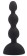 Черный анальный вибростимулятор Anal Beads S - 14,5 см.