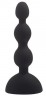 Черный анальный вибростимулятор Anal Beads S - 14,5 см.