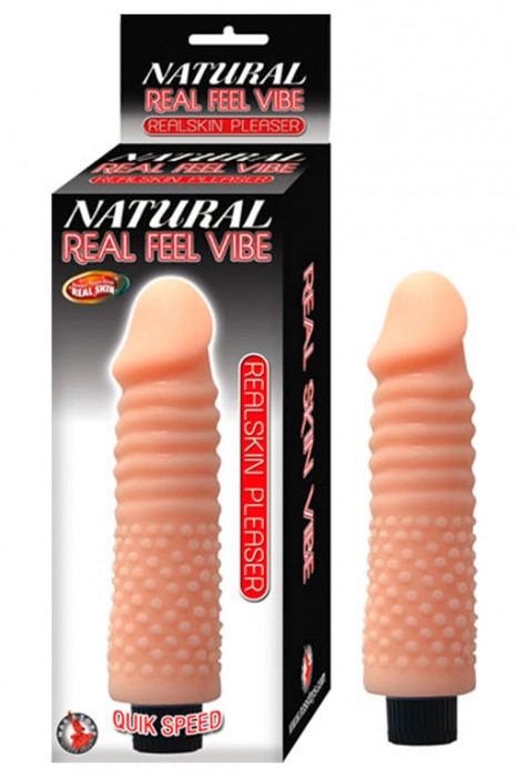 Вибромассажер Natural Real Feel Vibe Real Skin 2 - 17 см.