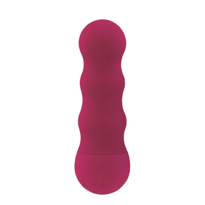 Розовый вибромассажёр Dream Massagers Ripple Vibes - 11 см.