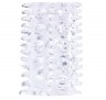 Прозрачная насадка на пенис с шипами и шишечками BASICX TPR SLEEVE CLEAR 0.7INCH