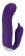Фиолетовый вибратор Sweet Smile Purple Vibrator Hands-Free - 18 см.