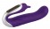 Фиолетовый вибратор Sweet Smile Purple Vibrator Hands-Free - 18 см.