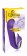 Фиолетовый вибратор Sweet Smile Purple Vibrator Hands-Free - 18 см.