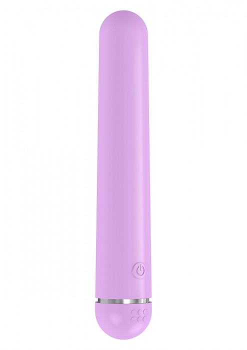Розовый классический вибратор F5 - 18 см.