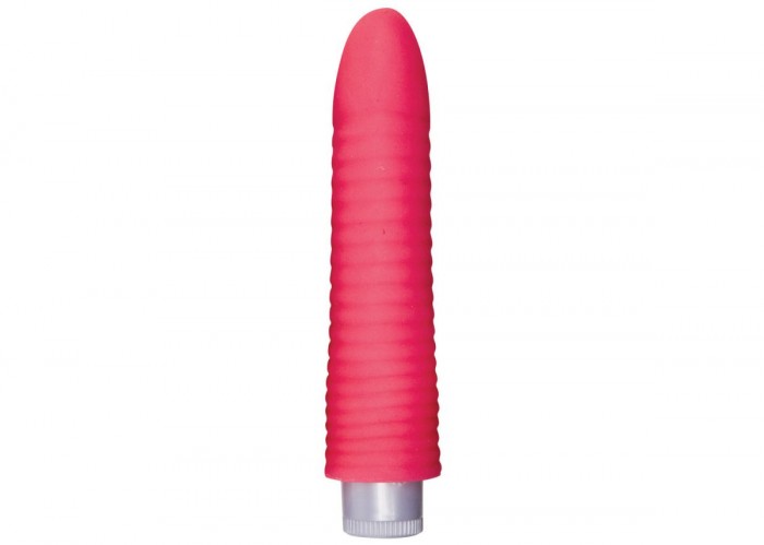 Супер нежный вибратор Climax Skin розового цвета - 20 см.
