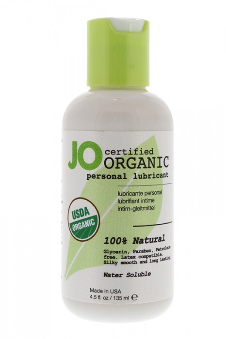 Гипоаллергенный натуральный любрикант ORGANIC  на водной основе - 135 мл.