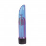 Полупрозрачный сиреневый вибратор Crystalclear Lavender Ladyfinger - 13 см.