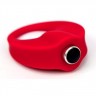Красное эрекционное кольцо с вибрацией TLC CaliberVibrating Silicone Cock Ring