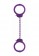 Фиолетовые оковы на ноги Pleasure Legcuffs