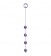 Фиолетовые анальные шарики Crystalline Beads Large