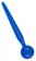 Синий уретральный стимулятор Penis Plug - 9,6 см.