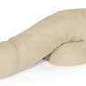 Мягкий имитатор пениса Fleshton Limpy среднего размера - 17 см.