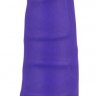 Фиолетовый вибратор-реалистик Vibra Lotus - 16 см.