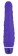 Фиолетовый вибратор-реалистик Vibra Lotus - 16 см.