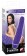 Фиолетовый вибратор-реалистик Vibra Lotus - 16 см.