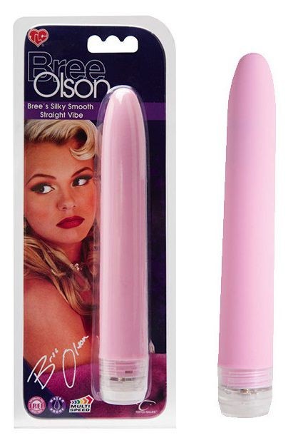 Шелковистый вибратор Brees Silky Smooth Straight Vibe - 17 см.