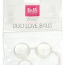 Стеклянные вагинальные шарики Duo Love Dalls на силиконовой сцепке