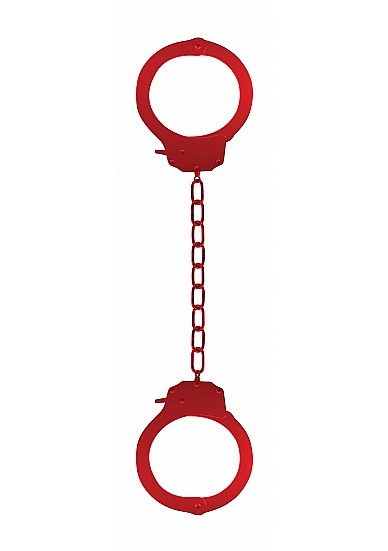 Красные оковы на ноги Pleasure Legcuffs