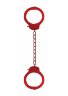 Красные оковы на ноги Pleasure Legcuffs