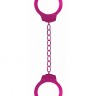 Металлические розовые оковы Pleasure Legcuffs