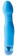 Голубой гибкий вибромассажер Powder Puff Massager - 17,1 см.