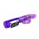 Фиолетовый хай-тек вибромассажёр Passion Count - 21,5 см.