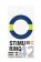 Синее эрекционное кольцо NEON STIMU RING 42MM BLUE/YELLOW