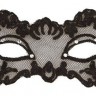Черная ажурная маска Lingerie Mask