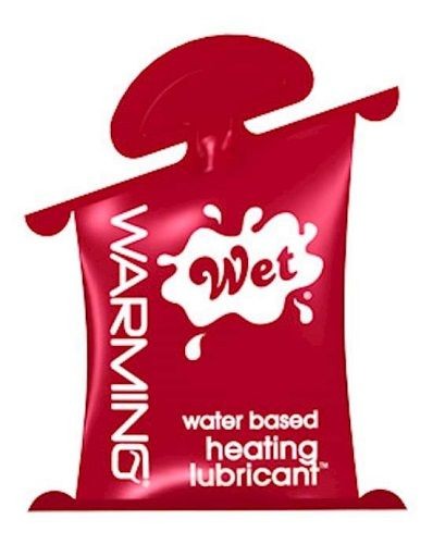 Разогревающий лубрикант Wet Warming Gel Lubricant - 10 мл.