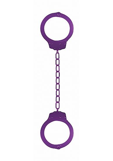 Металлические фиолетовые оковы Pleasure Legcuffs