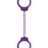 Металлические фиолетовые оковы Pleasure Legcuffs