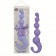 Упругая сиреневая цепочка LAmour Premium Silicone Beaded Probes - 17 см.