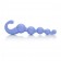 Упругая сиреневая цепочка LAmour Premium Silicone Beaded Probes - 17 см.