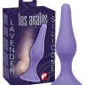 Фиолетовая анальная пробка Los Analos Lila Analplug - 13 см.