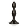 Чёрная анальная пробка из резины Dr. Joel Kaplan Advanced Anal Exerciser - 14 см.