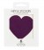Фиолетовые сердечки-наклейки для груди