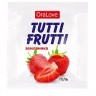 Пробник гель-смазки Tutti-frutti с земляничным вкусом - 4 гр.