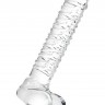 Стеклянный прозрачный фаллоимитатор Sexus Glass - 21 см.