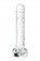 Стеклянный прозрачный фаллоимитатор Sexus Glass - 21 см.