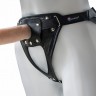 Универсальный мягкий пояс с насадкой Hard brutal BDSM-КОНСУЛ - 17 см.