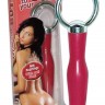 Красная каучуковая пробка Key to your butt - 10,5 см.