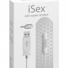 Прозрачная насадка-мастурбатор USB SUPER STROKER с вибропулей и проводом USB