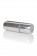 Серебристая перезаряжаемая вибропуля Rechargeable Mini Bullet