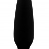Черная силиконовая анальная пробка Black Mont - 13,5 см.