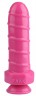 Розовая анальная втулка в виде болта - 21 см.