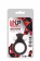 Чёрное эрекционное виброкольцо LIT-UP SILICONE STIMU RING 2 BLACK