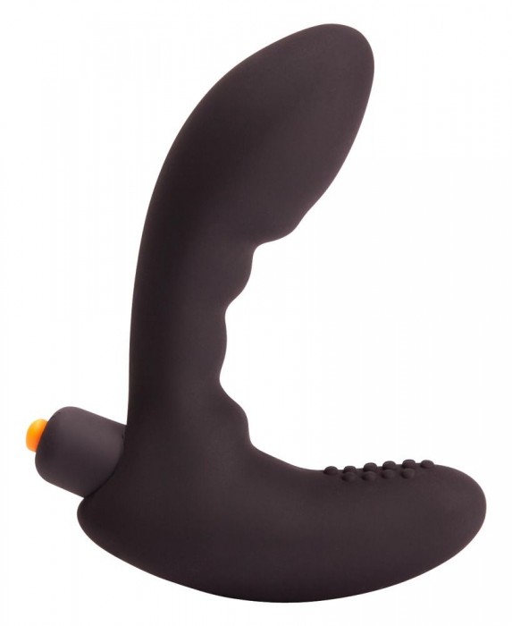 Чёрный вибромассажёр простаты Vibrating Prostate Massage